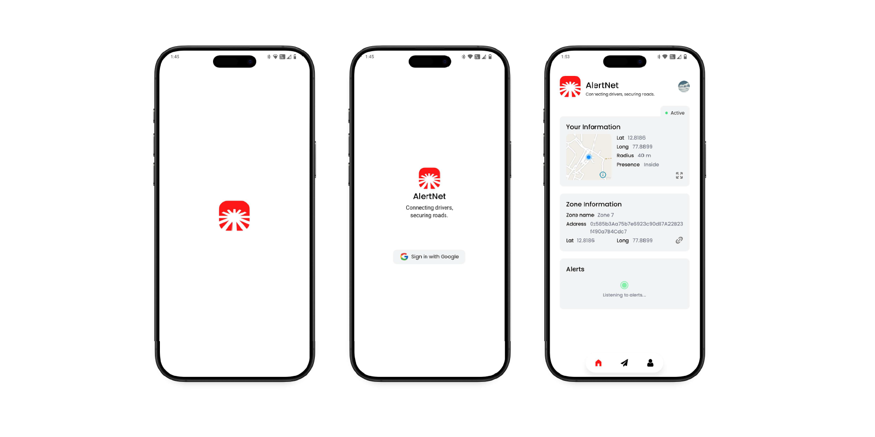 AlertNet Mobile Interface and Architecture